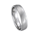 Wholesale Fashion New Jewelry Diamond Stainless Steel Wedding Ring for Men and Women with AAA+ Cubic Zircon